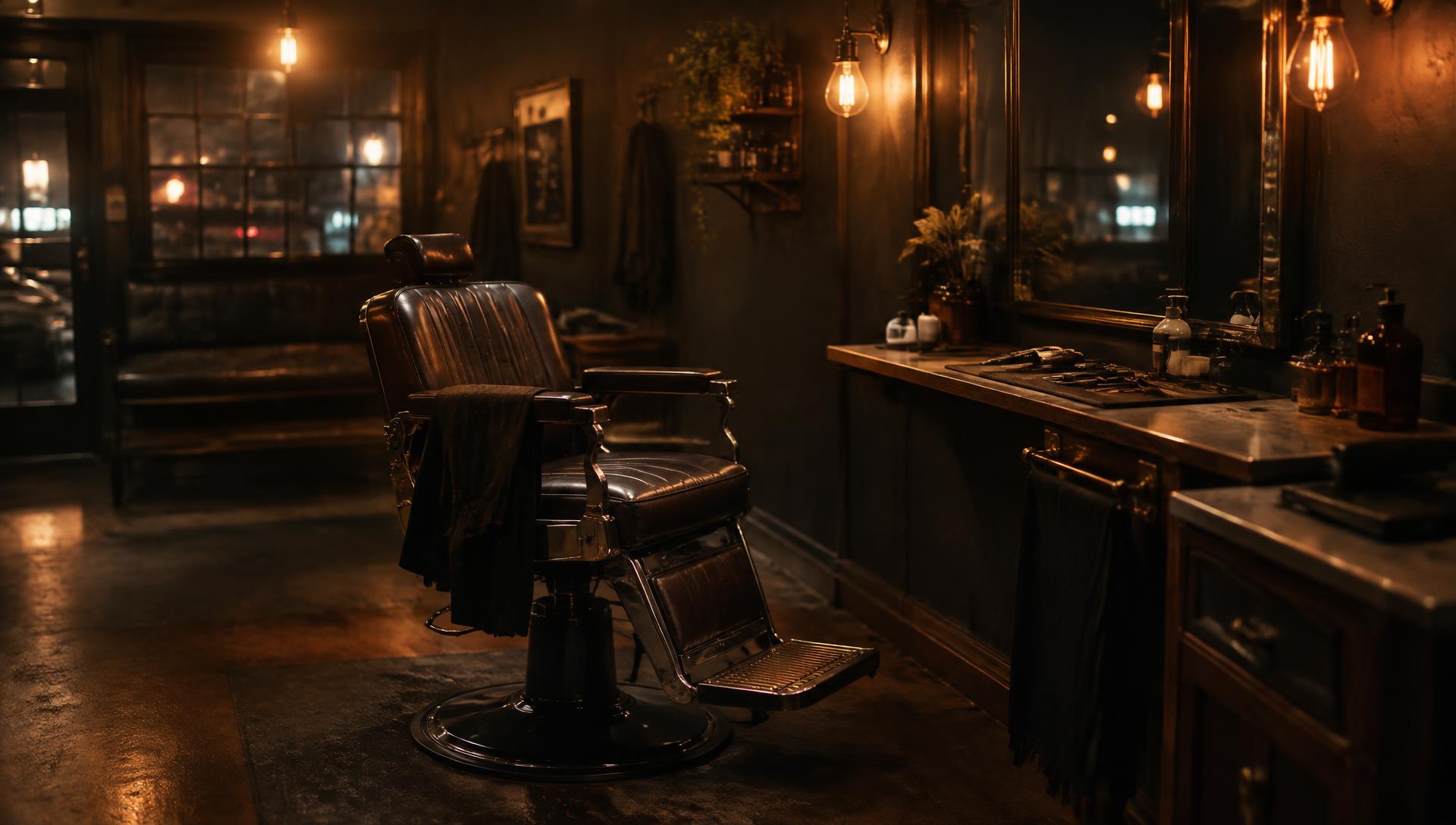 Interior de King Barbería